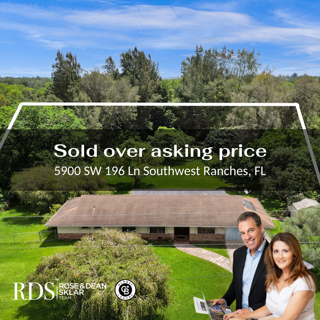 SklarTeam's tweet photo. SOLD - $825,000

We just sold this 3 bed, 2 bath, spacious 1-acre lot home for over the asking price! This property offered the ideal combination of space, privacy, and affordability.

𝗥𝗼𝘀𝗲 &amp; 𝗗𝗲𝗮𝗻 𝗦𝗸𝗹𝗮𝗿 𝗧𝗲𝗮𝗺 🌴
954-298-3626
𝘳𝘰𝘴𝘦@𝘴𝘬𝘭𝘢𝘳𝘵𝘦𝘢𝘮.𝘤𝘰𝘮 https://t.co/mKb2YdLDfT
