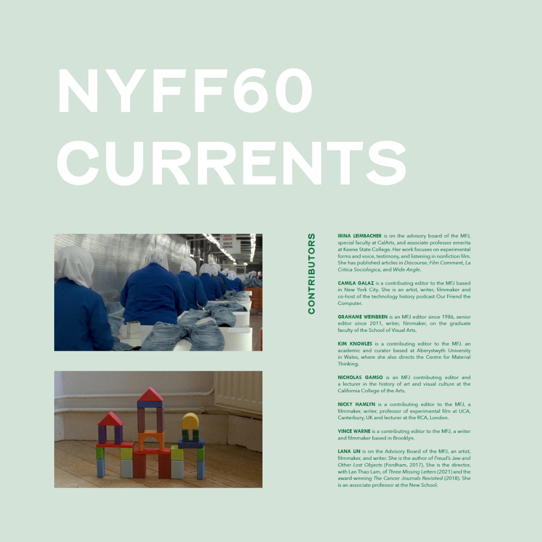 MillennFilmJnl's tweet photo. #MFJ77 includes a dossier covering the @TheNYFF "Currents" program. Featuring reviews of each of the shorts programs written by members of the MFJ Editorial and Advisory Board, the dossier gives an overview of Currents as a microcosm of the current state of experimental film. https://t.co/YPtGC47Vx8