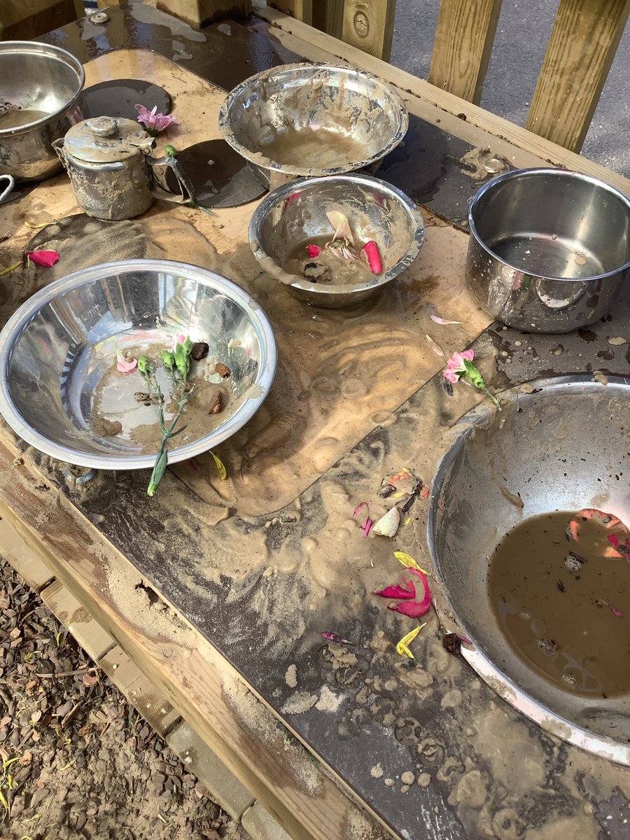 MrsQ_EYFS's tweet photo. How it started v’s how it ended! I was imagining potions and perfumes but the petals quickly became food for the mini-beasts! https://t.co/zPELgvqBxD