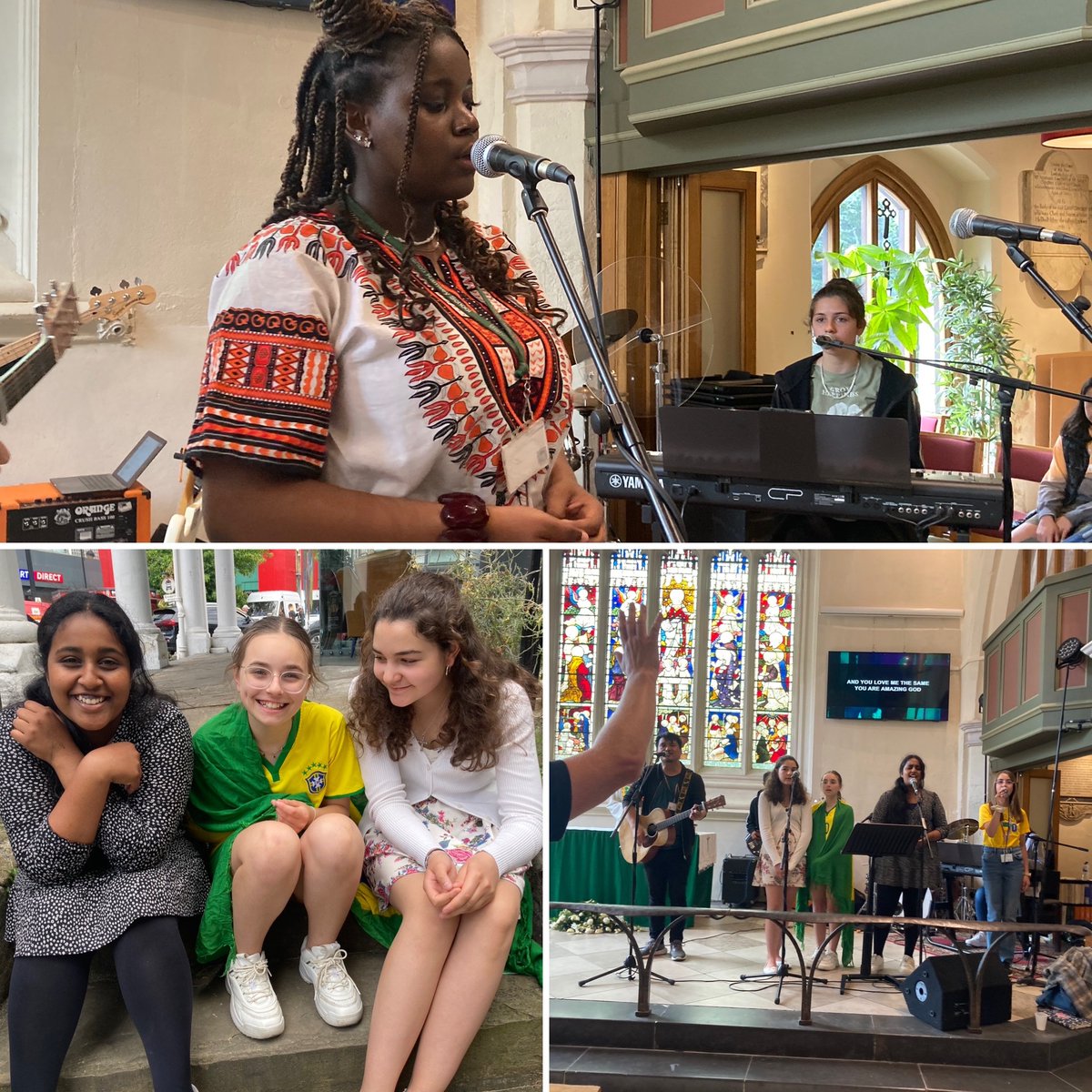 BR_Chaplaincy's tweet photo. Chaplaincy Band led sung worship at the Willesden Clergy Inset day. They were brilliant. #BRliving https://t.co/URwn03v3K0
