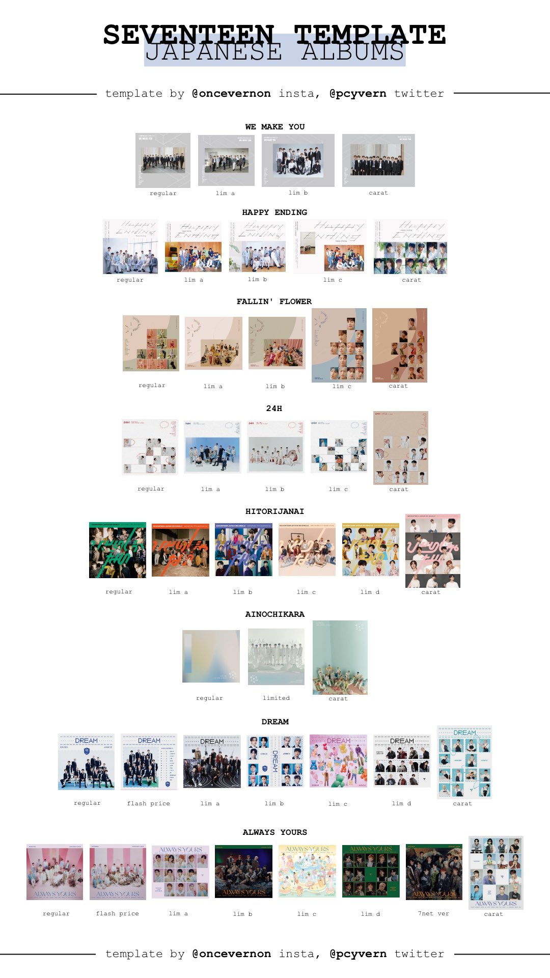 seventeen ALWAYSYOURS CARAT 封入トレカ 13種コンプ SEVENTEEN