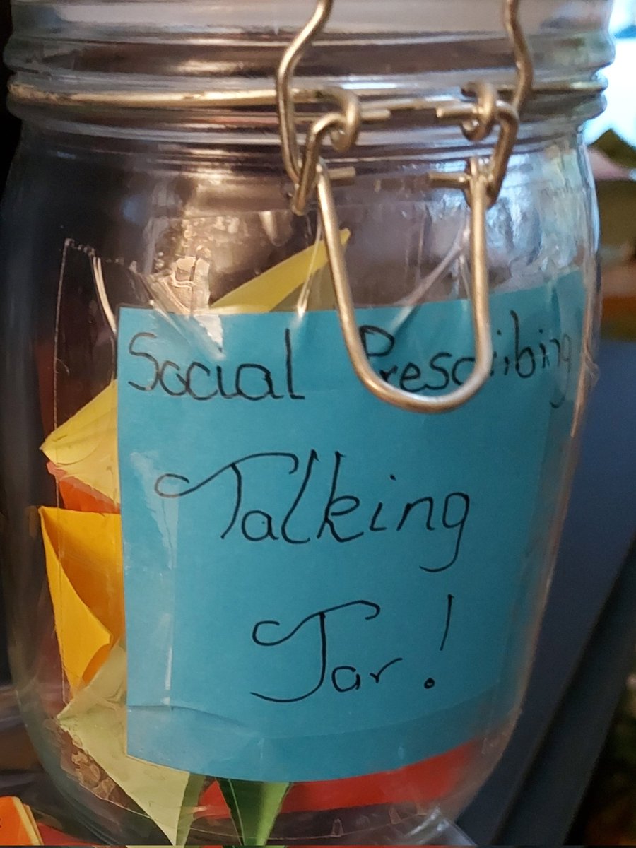 juebee19's tweet photo. Today we talked all things social prescribing! It was lovely to meet everyone and hope to see you all soon! @RebeccaM2381 @BuryLibraries #proactive #socialprescribing #greensocialprescribing #lovetotalk #connectingcommunities https://t.co/ABDpU9Z5NH
