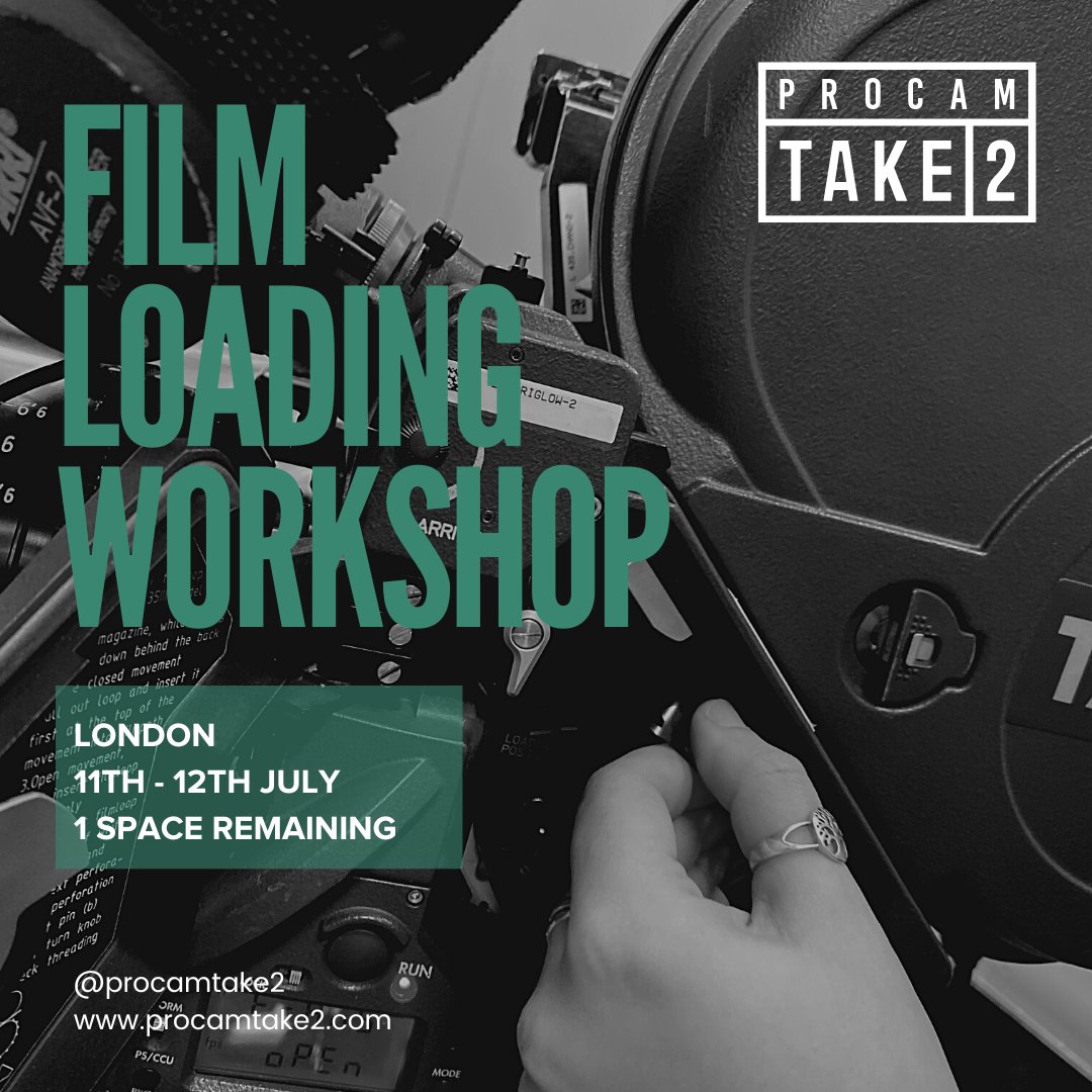 One space remaining for our film loading workshop in London next week  from the 11th - 12th of July 2023! 👀
Get hands-on experience loading popular 16mm &amp; 35mm ARRI film cameras. 🎥

Sign up below 👇
procamtake2.com/uk/news/news/n…

#pt2 #procamtake2 #london #filmloading #learntoload