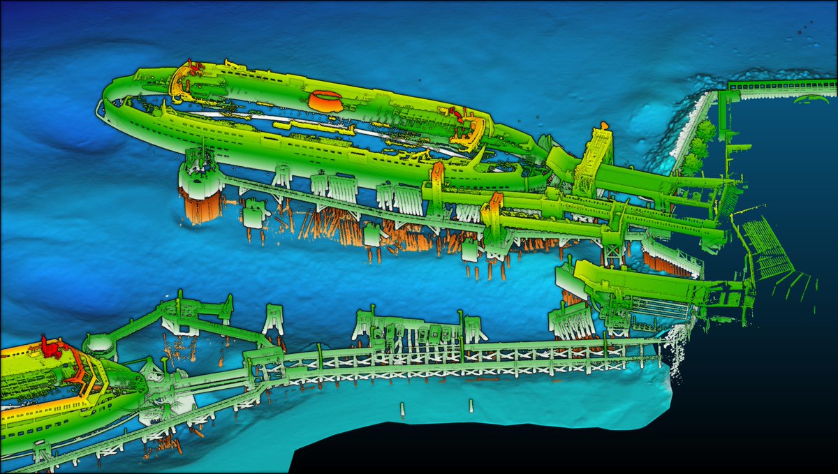 Multi-sensor data fusion in dynamic risky interface zones between land and water is one of Terra's core strengths and IMHO makes for some of the most interesting stuff to look at and post on #twitter for the #world to see. 😎😎😎