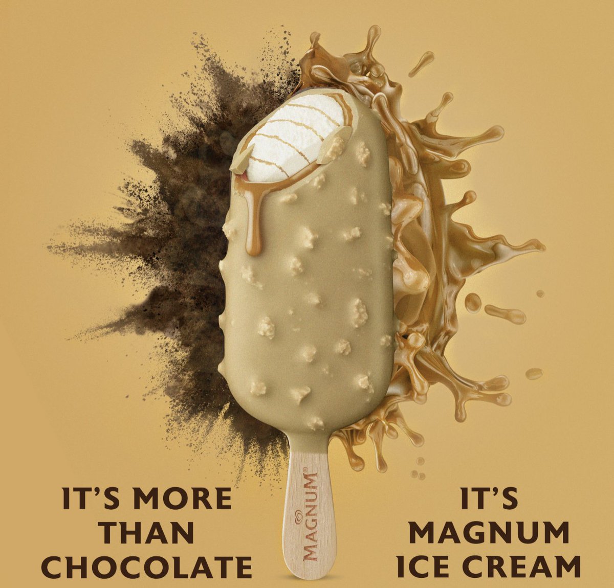 Drop your reaction in GIFS to when you take a bite out of a Magnum Double Gold Caramel bar. 👀