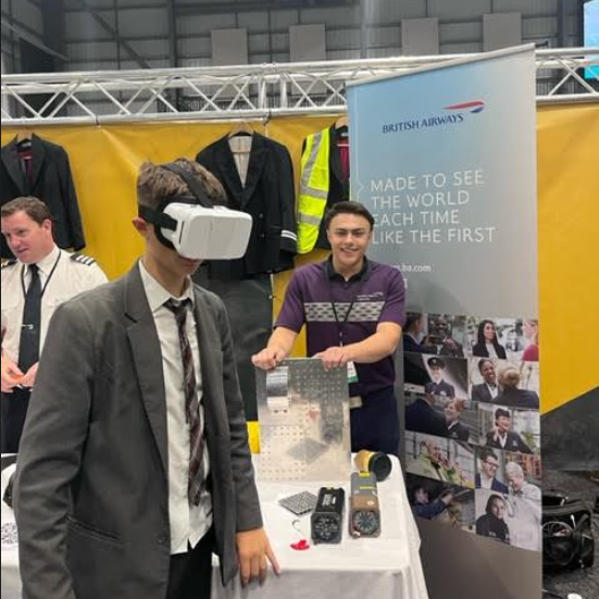 CareersPontHigh's tweet photo. We learned about STEM through the work of @NissanUK @scienceatlife @British_Airways @Siemens_Energy. We also worked with @CyberFirstNE on a fun code-cracking activity. Our students were excellent & engaged with employers. #STEMFest23 @PontHigh @PontSci @rtcstem https://t.co/H88jf1mX8f