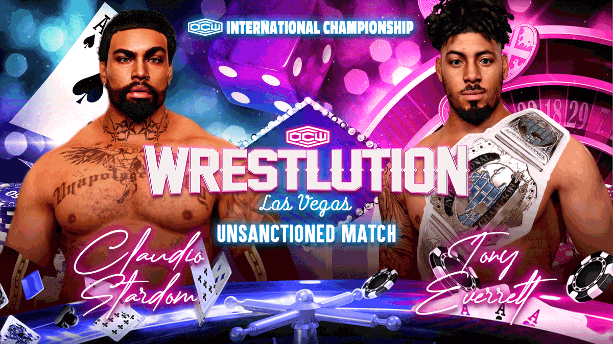 ocwfed's tweet photo. Wrestlution 17 is jam packed! 
16 Matches! 😤
13 Hype packages!!! 😱

Join us Sat / Sun 3PM EST
https://t.co/UtbOOytP5L
https://t.co/reEKbK8aGH

To see why no one can touch the #OCWFED community when it comes to production yeesh!

#WWE2K23 #caw https://t.co/ZzevOATDH3