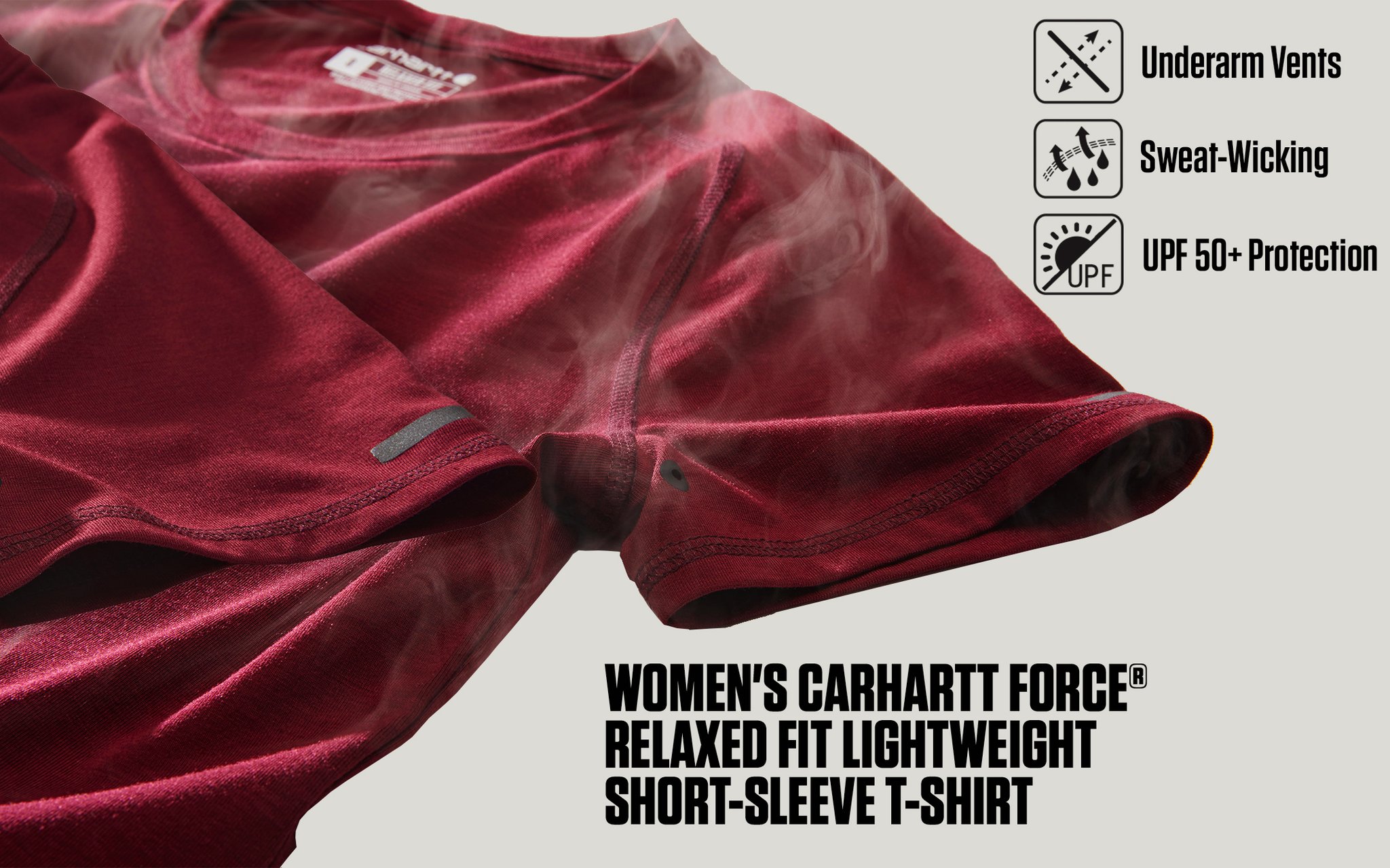 Carhartt sweat deals wicking shirts
