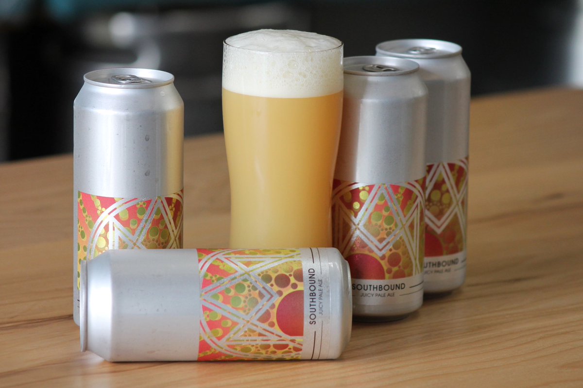 New this week:

SOUTHBOUND // Juicy Pale Ale
Delightfully easy to drink and as expressive as any IPA out there. A super blend of NZ Nelson Sauvin, Rakau, Motueka, and added a bit of Citra, and Mosaic to the mix. Vibrant notes of marionberry, mango gummies, and lemon-lime sorbet.