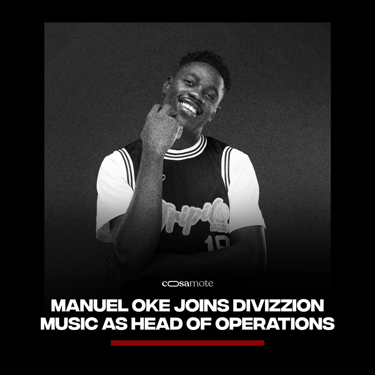 cosamote's tweet image. Our creative director, Manuel Oke (@manueloke0 , @emaxee_) just joined @divizzionmusic as the Head of Operations, He has been dedicated to enhancing the collaboration between artists and music content distribution. He'll contribute to empowering artists and expanding their reach.