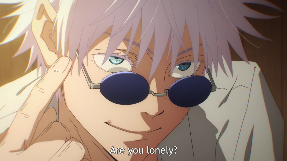 GETOlSM's tweet photo. "Let's talk outside, Satoru."
"Are you lonely? Go out yourself." 
LOOK AT THEM FLIRTING https://t.co/BLwaGUbDqh
