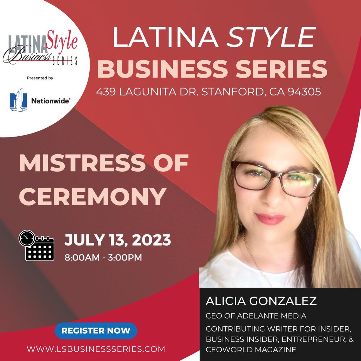 iamAliciaGtv's tweet photo. I haven’t shared publicly yet, but now that @LATINAStyleMag . has announced this, it’s time! 

What an honor to be the Mistress of Ceremony for this amazing event! https://t.co/i2fObCWyZ1
