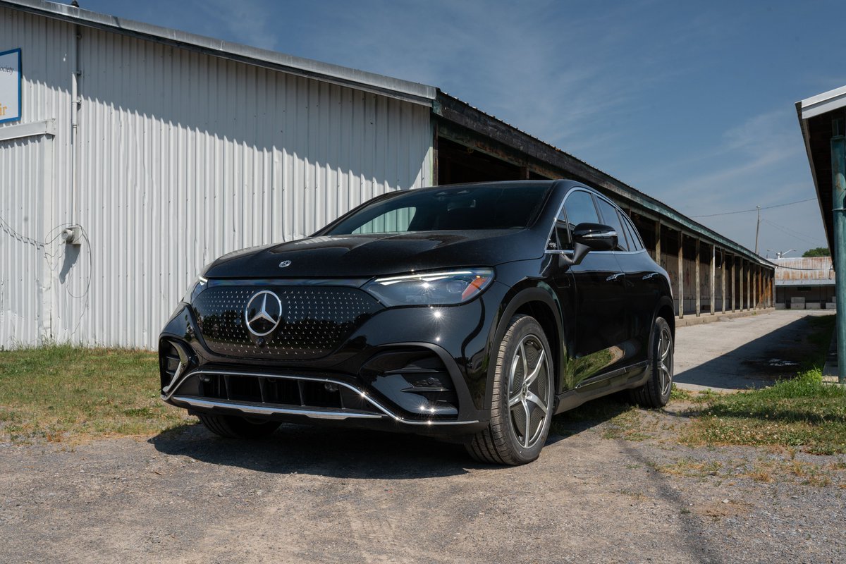 The EQE electrifies the spirit, soul and body of the Mercedes-Benz SUV. User-friendly technology meets all-wheel confidence, thorough refinement, and earth-friendlier power. More than an EV, it's an electric SUV born under the brightest Star on the road. #EQE