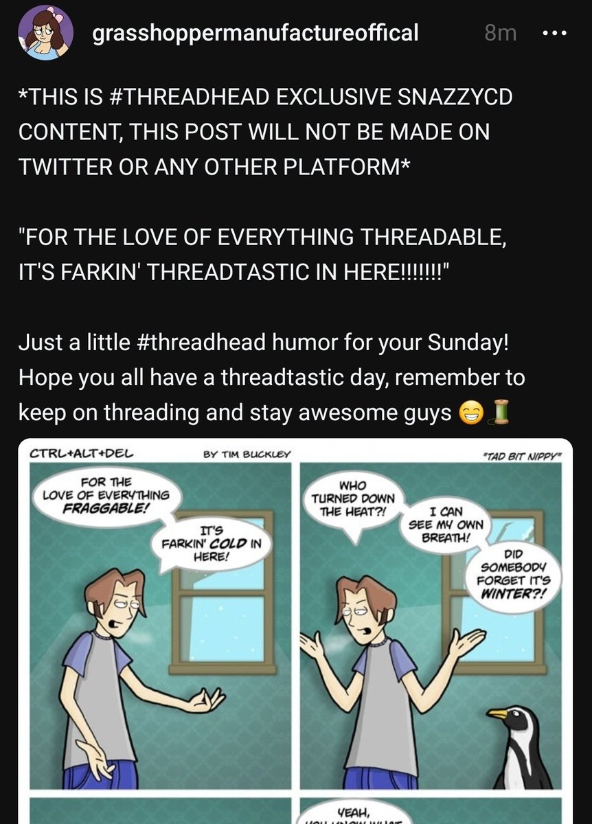 ktmridmcyonline's tweet image. Here's a little seakpeek PREVEIW of the type of EXCLUSIVE posts and content you can view by becoming a #threadhead and following grasshoppermanufactureofficial on Threads! #vitameanslife