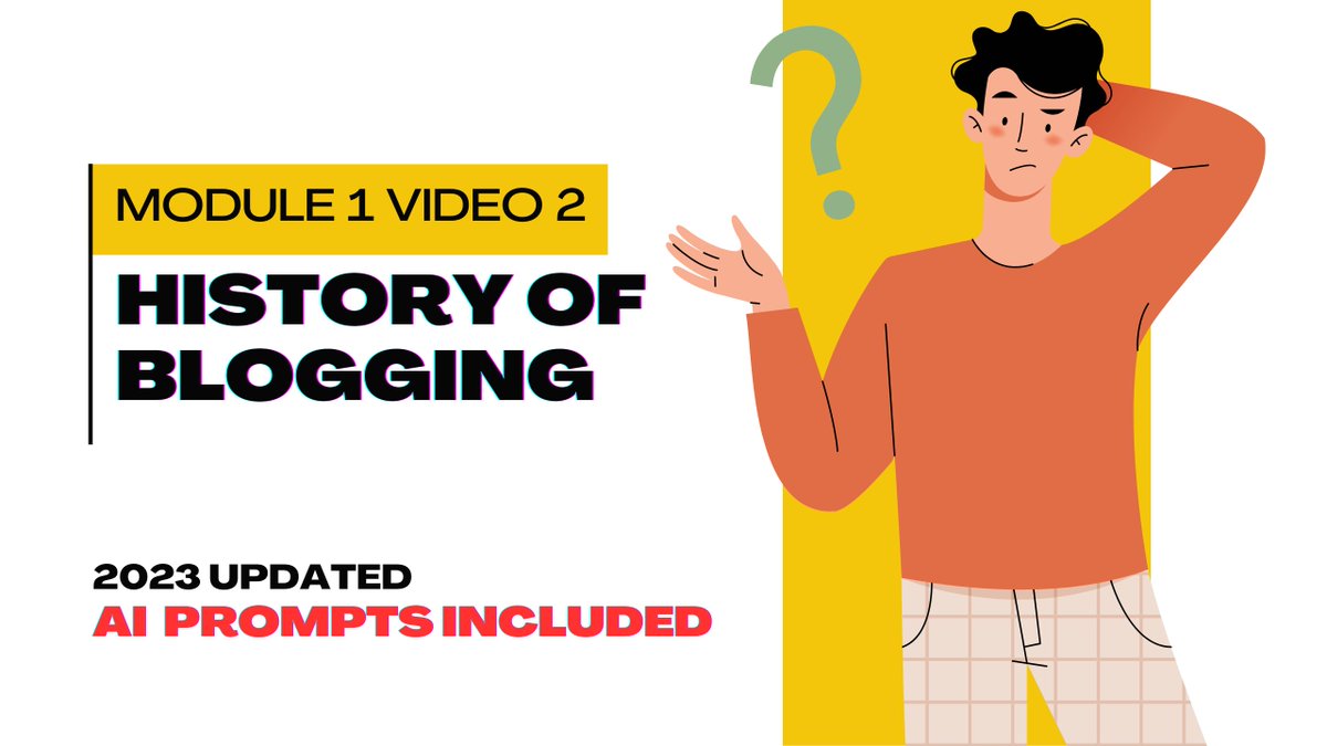 ProjectBloggin's tweet image. Tweet Storm 1.2 -The history of blogging and how it has evolved over time.
Read the tweet storm below 👇
Checkout my YouTube Channel If you want to watch the detailed video format of this Tweet Storm.