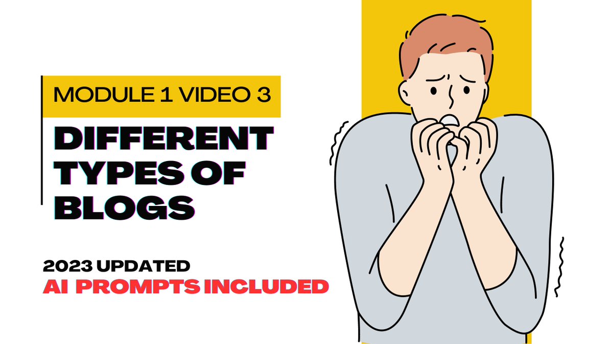 ProjectBloggin's tweet image. Tweet Storm 1.3 - Different types of blogs and their purposes.
Read the tweet storm below 👇
Checkout my YouTube Channel If you want to watch the detailed video format of this Tweet Storm.