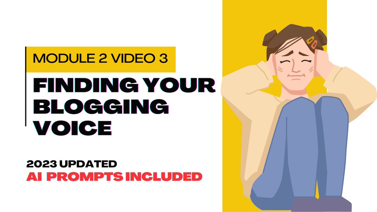 ProjectBloggin's tweet image. Tweet Storm 2.3 - Finding your blogging voice.
Read the tweet storm below 👇.
Checkout my YouTube Channel If you want to watch the detailed video format of this Tweet Storm.