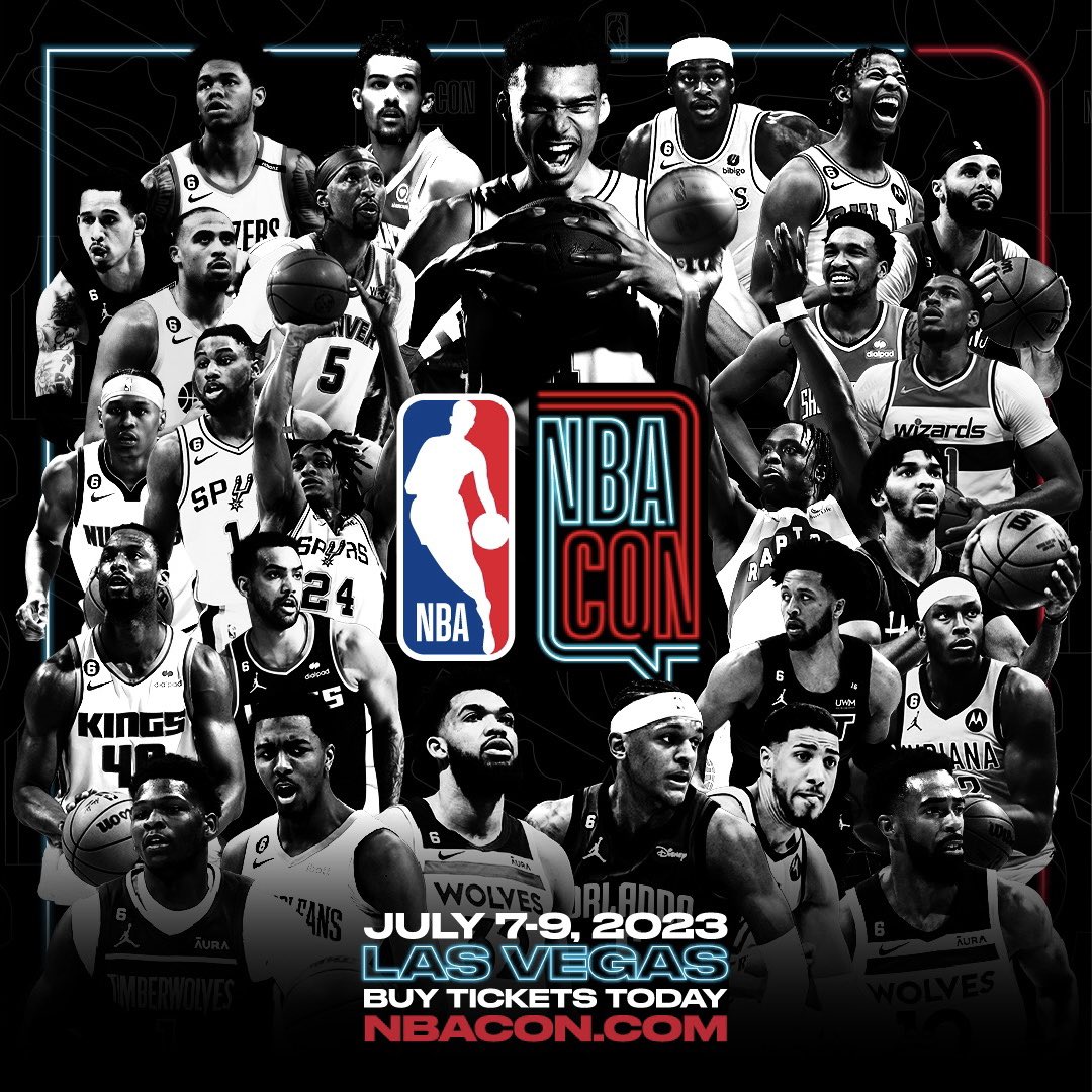 nbaconofficial's tweet photo. And this isn’t even the full line-up appearing at the FIRST EVER NBA Con this weekend 🤯🤯 MVP, Starter and Rookie Tickets still available at https://t.co/vKoUNeA23D https://t.co/v91jbkIEfm