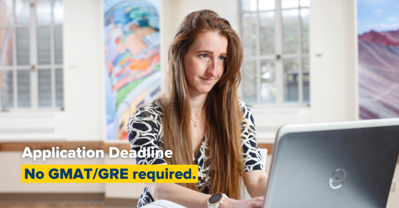 SimonSchool's tweet photo. The next application deadline for our part-time programs—specifically designed for working professionals—is July 15! No GMAT/GRE is required and some programs have the option to study completely online. Apply now! #omsba #emba #omba #msmm #onlinedegree #bschool