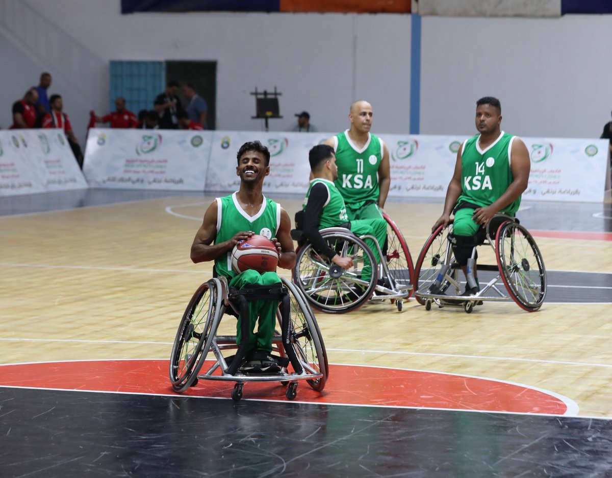 TeamSaudi's tweet photo. 🏅| #الألعاب_الرياضية_العربية15
🏀| كرة السلة على الكراسي 🧑‍🦽

ـ 🇸🇦 السعودية 🆚 ليبيا 🇱🇾
ـ          72             27

نهايـة الــمــباراة 🔚

ألــــــــــف مــــبروك يا أبــطال 👏💚 https://t.co/gpbQJzOgux
