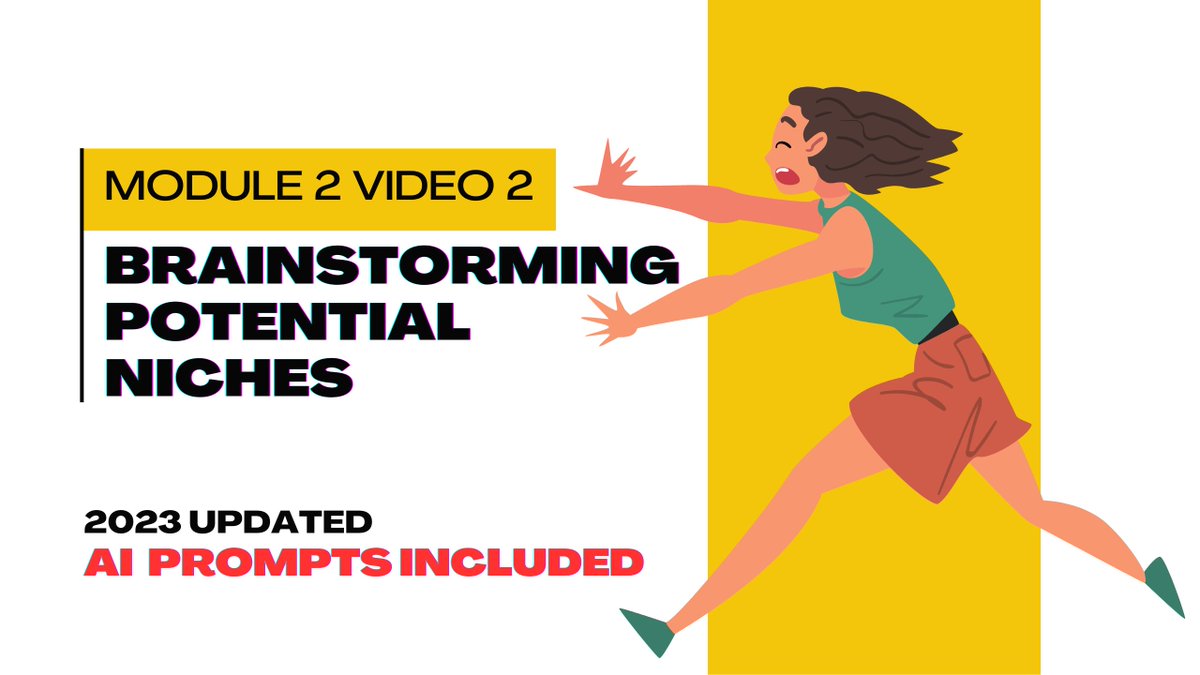 ProjectBloggin's tweet image. 2.2 - Brainstorming and Researching Potential Niches.
Read the tweet storm below 👇.
Checkout my YouTube Channel If you want to watch the detailed video format of this Tweet Storm.