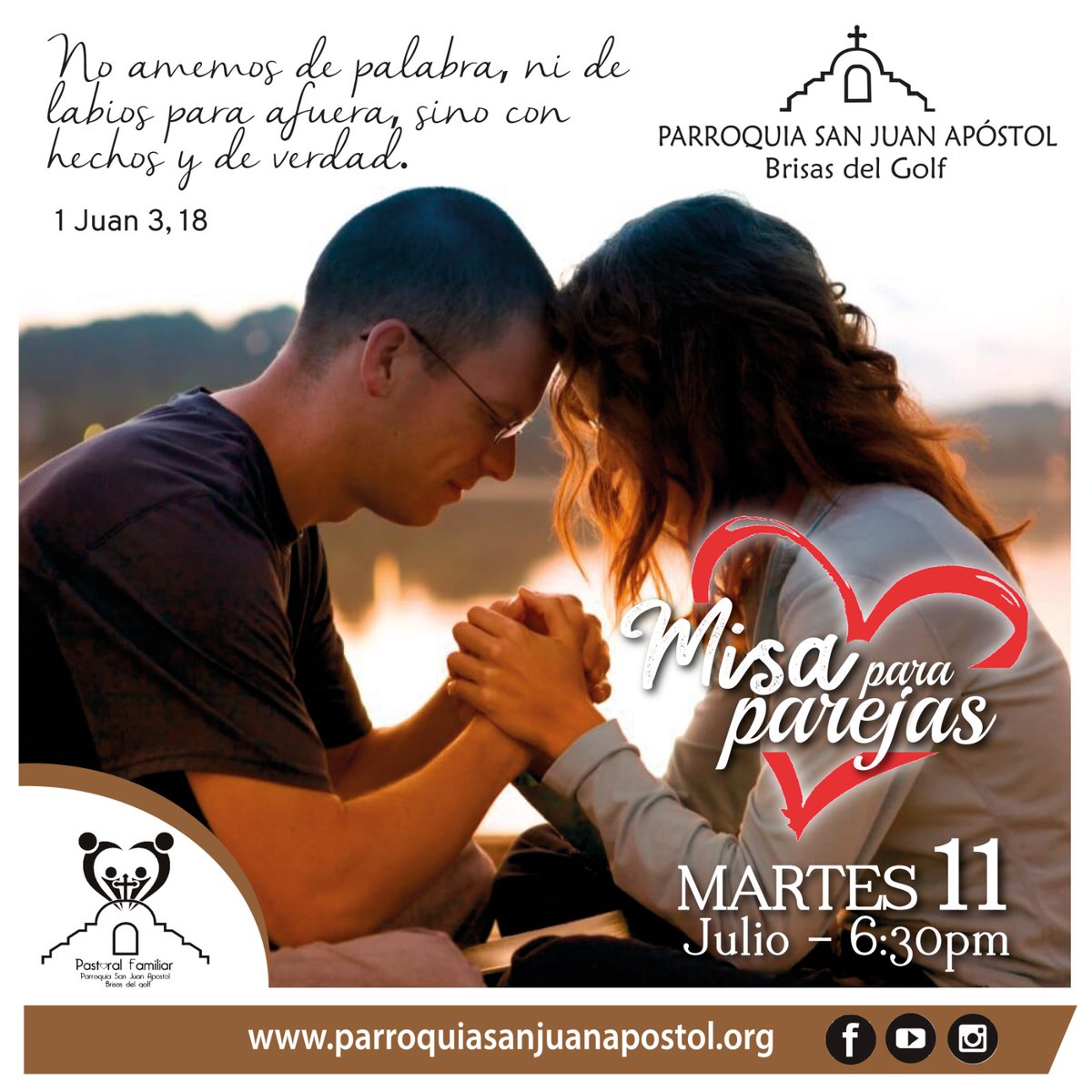 Parroquia San Juan Apóstol - Brisas del Golf tweet media