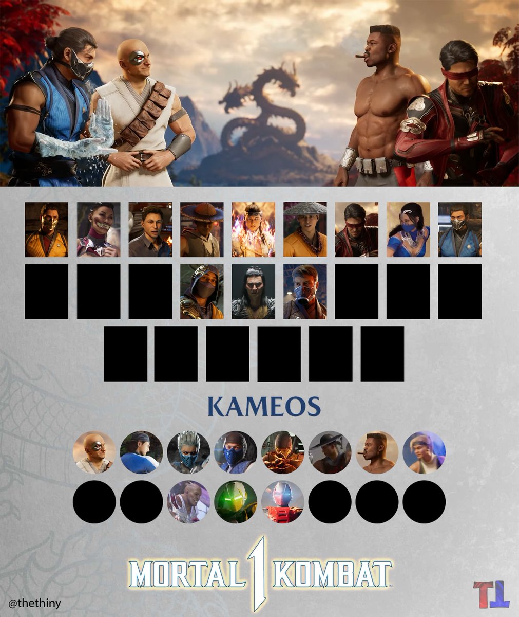 Mortal Kombat 1 Confirmed Roster &amp; Kameos so far!