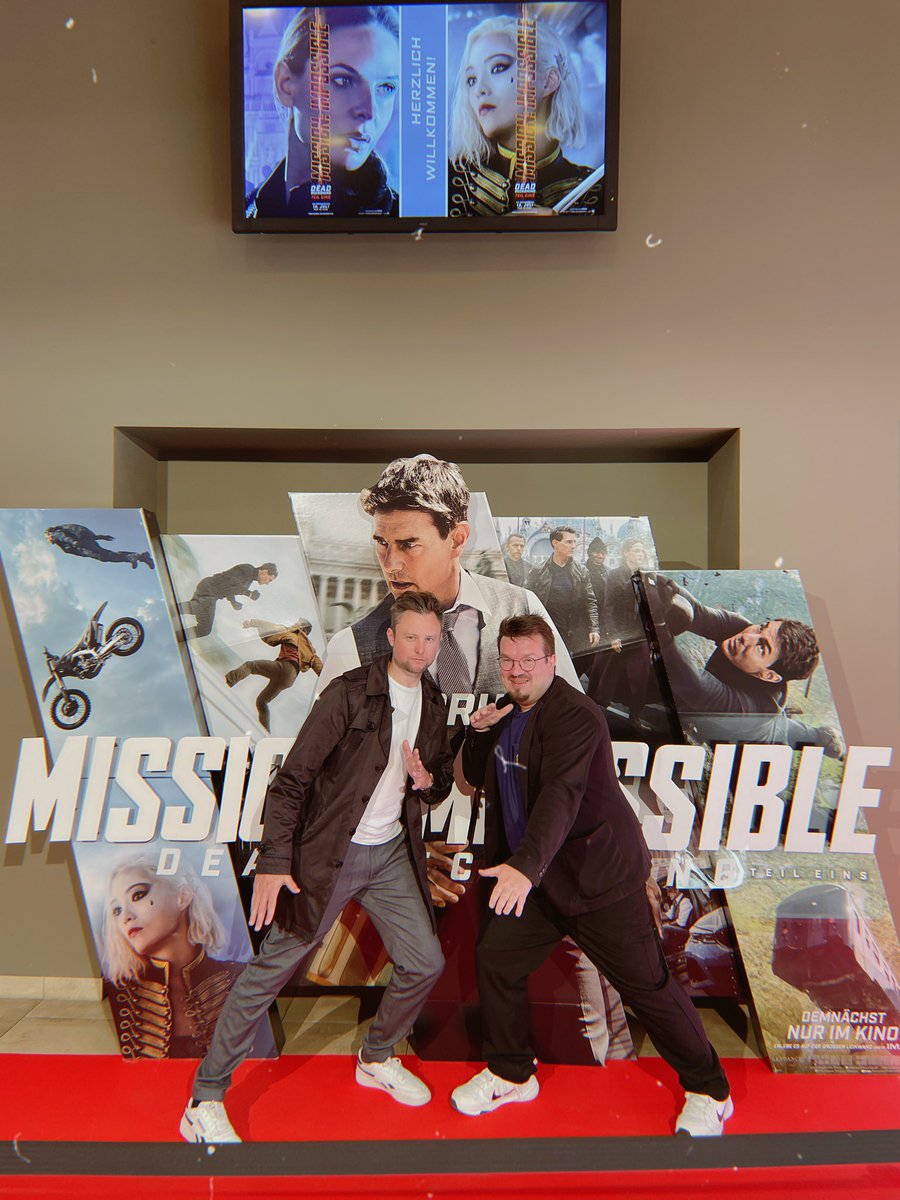 PodcastDfb's tweet photo. Mit Podcastpartner Marc Schießer für die #MissionImpossible Reihe den neuen Teil #DeadReckoningPartOne schauen.
Danke @dieserDopo ! https://t.co/ngu9ZyAps2
