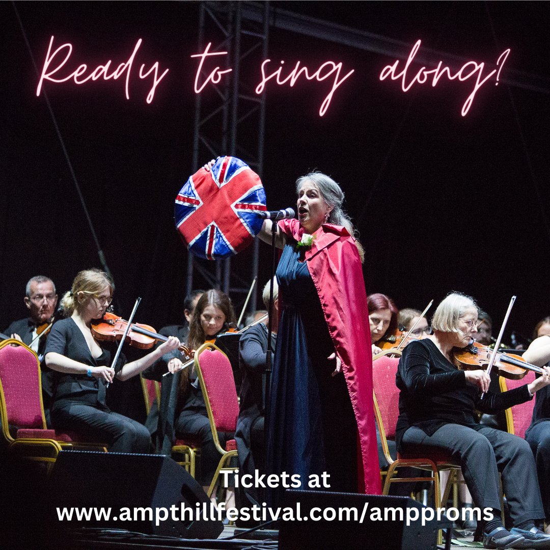 AmpProms is pomp, circumstance and a load of fun to boot! Have you been limbering up those vocal chords ready to sing along on Saturday, 15th July?

Don't forget to get your tickets at ampthillfestival.com/ampproms or booking fee free at No.14

Photo by Becky Kerr