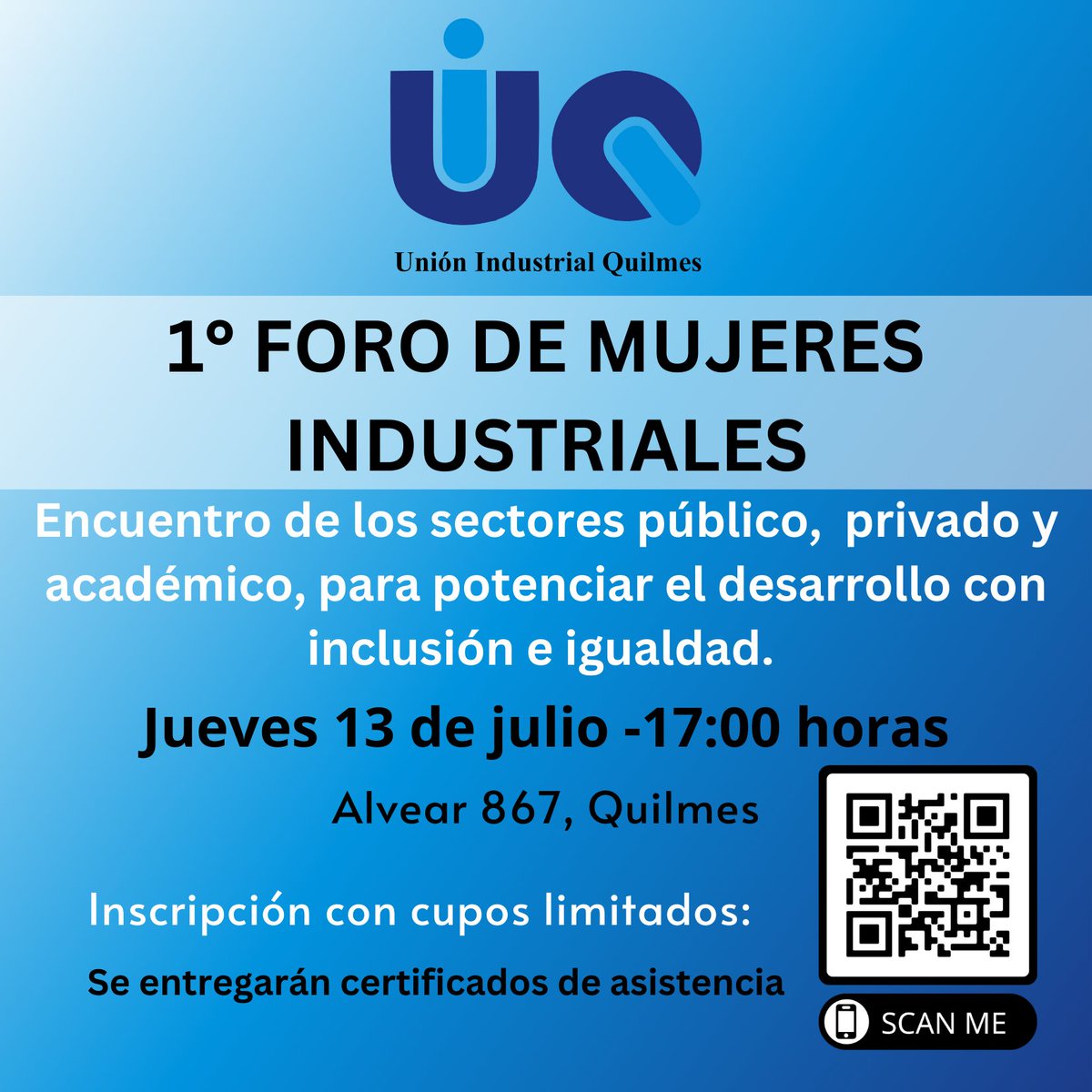 UIQuilmes's tweet image. IUEAN presente en el 1° Foro de Mujeres Industriales front.ean.edu.ar/nota/1438-iuea… a través de @ean_argentina
