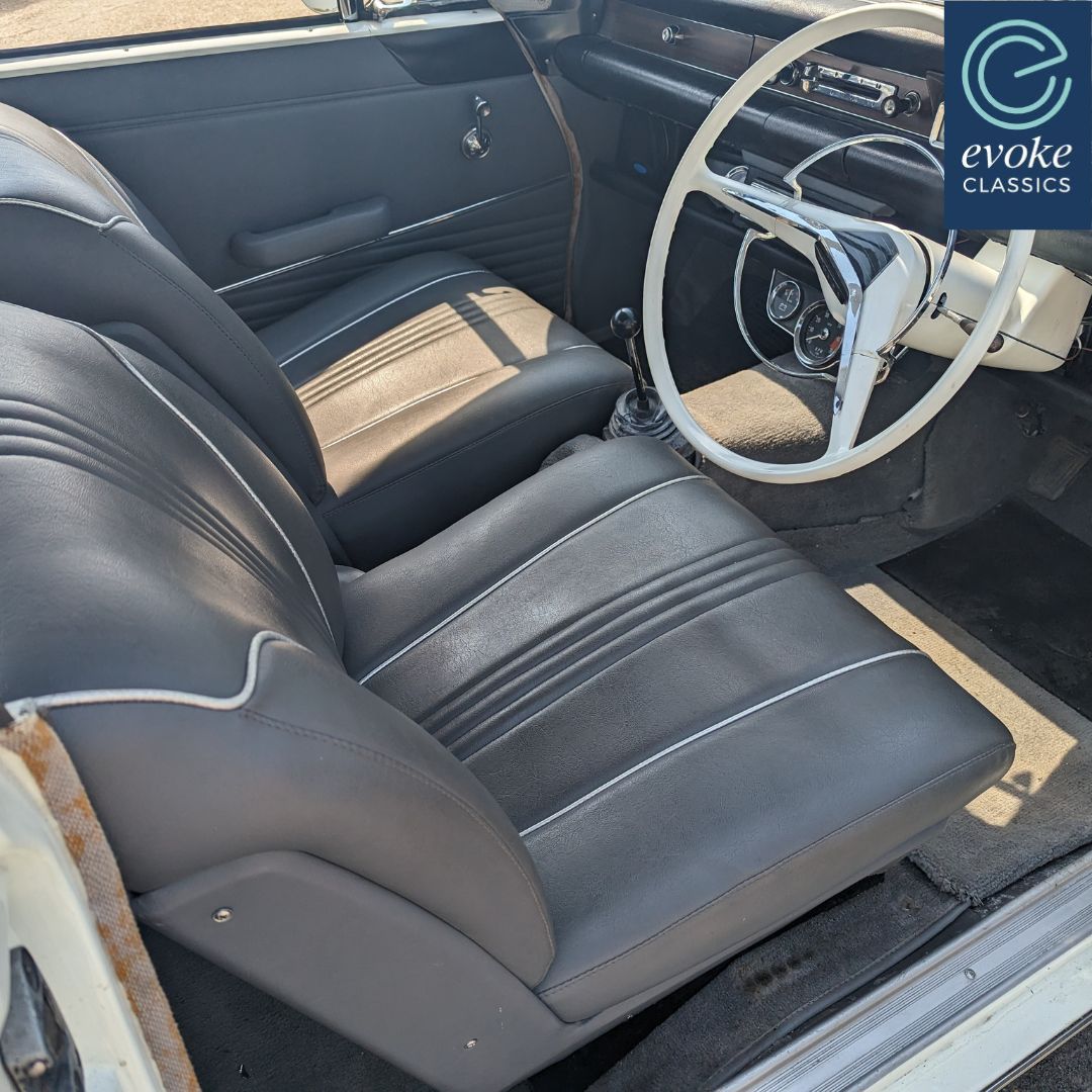 EvokeClassics's tweet photo. LIVE AT AUCTION
1963 Ford Consul Capri GT
https://t.co/6kb4TkAV2D
+ Part of the Moran Collection
+ Full restoration
+ Interior by Aldridge Trimmers
+ Converted to Alternator
+ Stage 1 pre Crossflow engine
+ Less than 50 believed to be left!
#FordConsulCapriGT #CapriGT https://t.co/LAnBcfsr7L