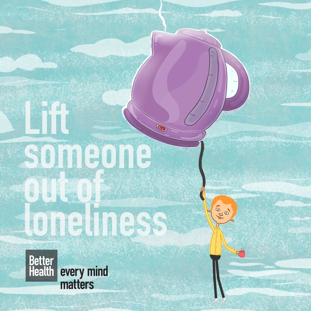 Fancy a cuppa? ☕

Reaching out to someone for a catch up can help them feel less lonely. 

Explore ways to lift someone out of loneliness. It could help to lift you up too. Visit nhs.uk/every-mind-mat…

#EveryMindMatters