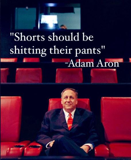 ApeOnIhub's tweet photo. $AMC COMMON SHARES ORTEX SHORT DATA JULY 06 2023
AVERAGE COST TO BORROW #AMC SHARES 972.55%
MAX COST TO BORROW #AMCstock 1060%
ESTIMATED SHORT INTEREST 22.66%
34.91% OF FREE FLOAT ON LOAN
9.05 DAYS TO COVER https://t.co/cszcAyEFzW
#AmcShort #AmcSqueeze #AmcShortSqueeze #APE https://t.co/nyyiMwYIuQ