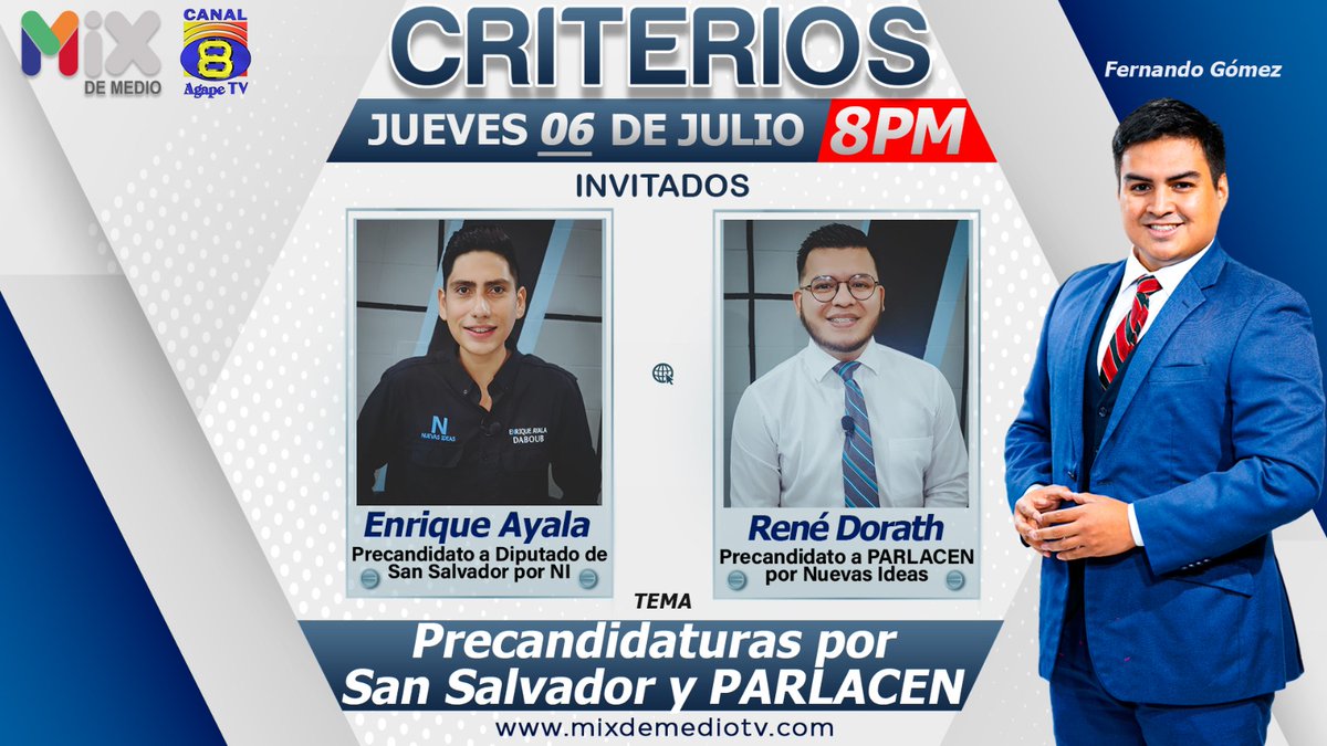 kikeayaladaboub's tweet photo. Nos vemos hoy a las 8:00 pm por @MixDeMedio_ https://t.co/JLJadtCXbK