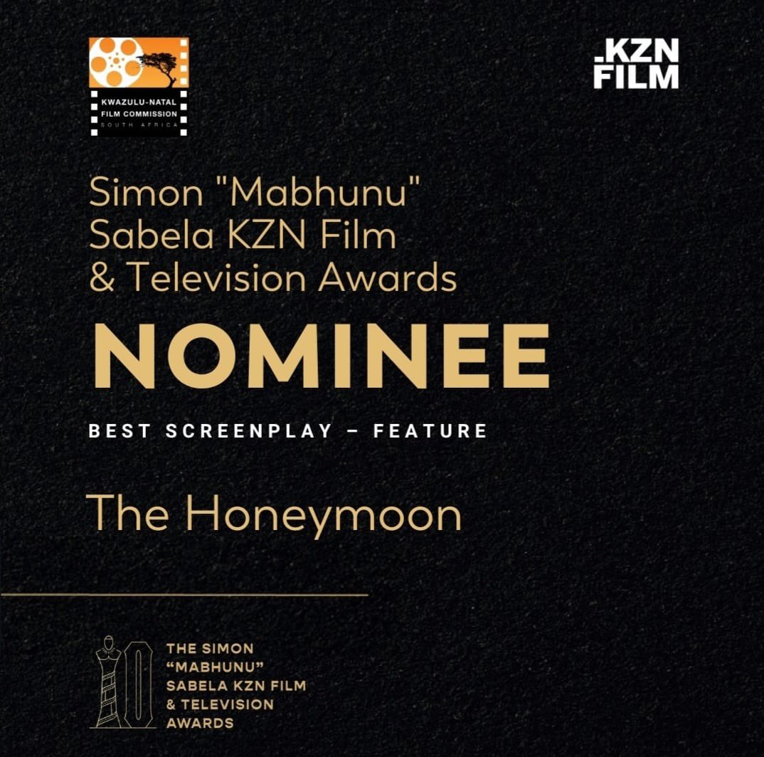 Cheers 🥂🎬to The #honeymoonmovie for 9 nominations at The Simon Sabela KZN Film &amp; Television Awards #KZNFilm Thank you for your continuous support @kznfilm 

Catch #honeymoonmovie NOW <a href="/primevideo/">Prime Video</a>