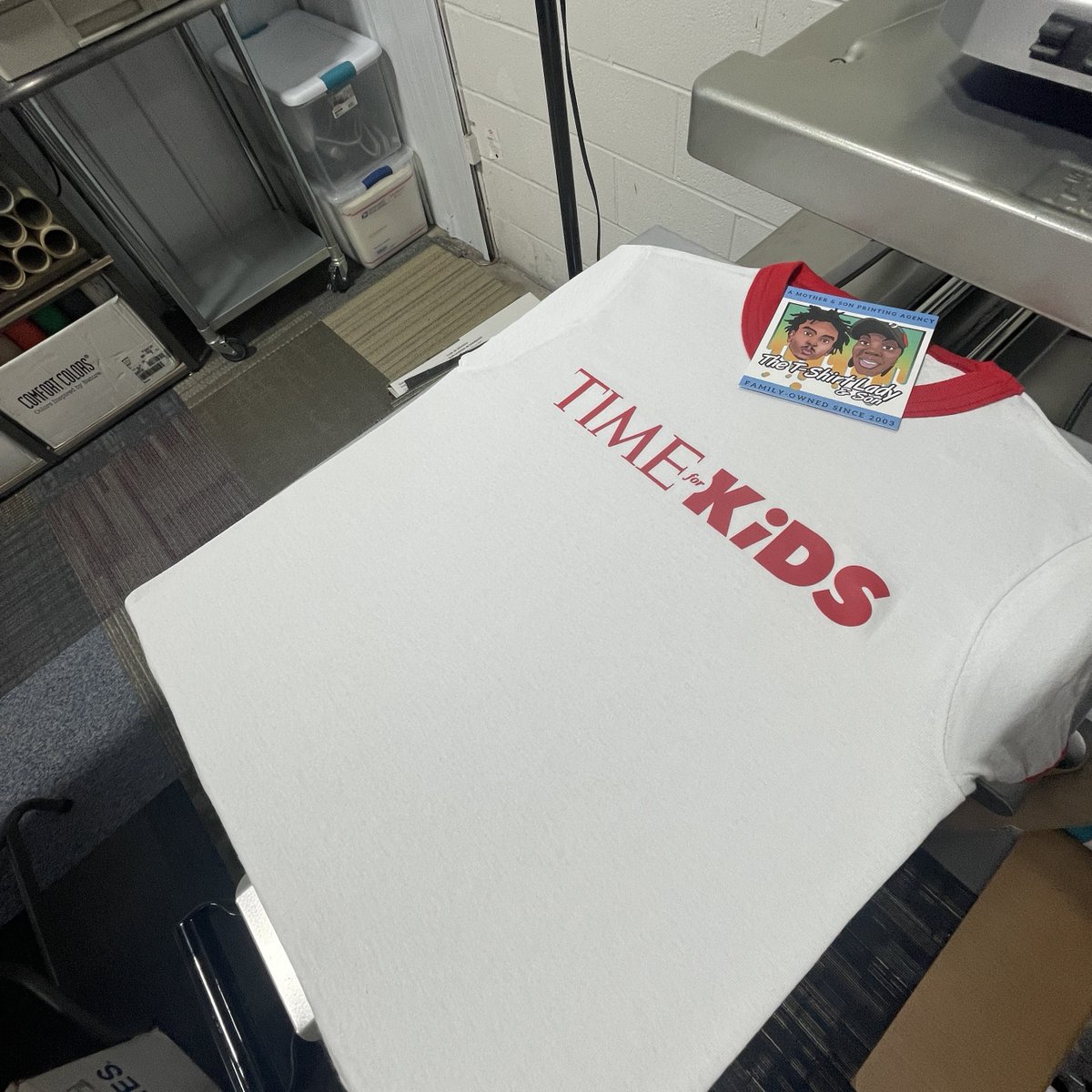 TheTShirtLady's tweet photo. Hot Off The Press! ๐๐ฝ๐ฅ ๐ฑ #TimeKIDS
~~~~~~~~~~~~~~~~~~~~~
#thetshirtlady #entrepreneur #familybusiness #custom #smallbusiness #tshirts #customtees #tshirtprinting #clothing #embroidery #customapparel
https://t.co/RFqLKh8Xrw https://t.co/hHRI5vIUdS