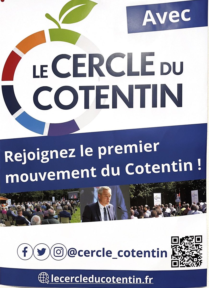 🥳Cette année, nous célébrerons la 10ème fête du @Cercle_Cotentin le 10/09/23. J’invite tous ceux qui veulent se rassembler, pour participer à l’avenir de notre territoire au delà des opinions partisanes, à nous rejoindre au sein du 1er mouvement citoyen et politique du #Cotentin