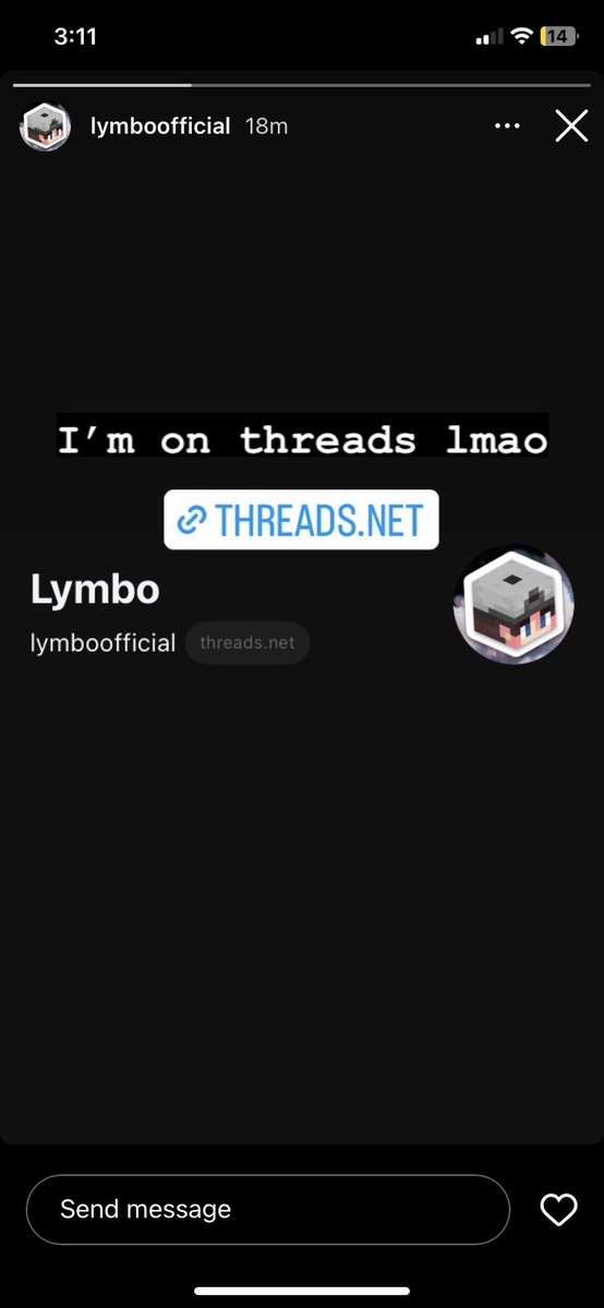 Lymboupdates's tweet photo. Liam is on threads and has already tried contacting Tommyinnit https://t.co/V3EHZczNim
