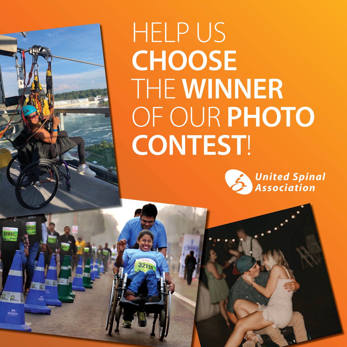 We received hundreds of submissions for our photo contest and now we need your help to pick the winner! Check out our top 10 finalists and cast your vote: unitedspinal.org/photo-vote/