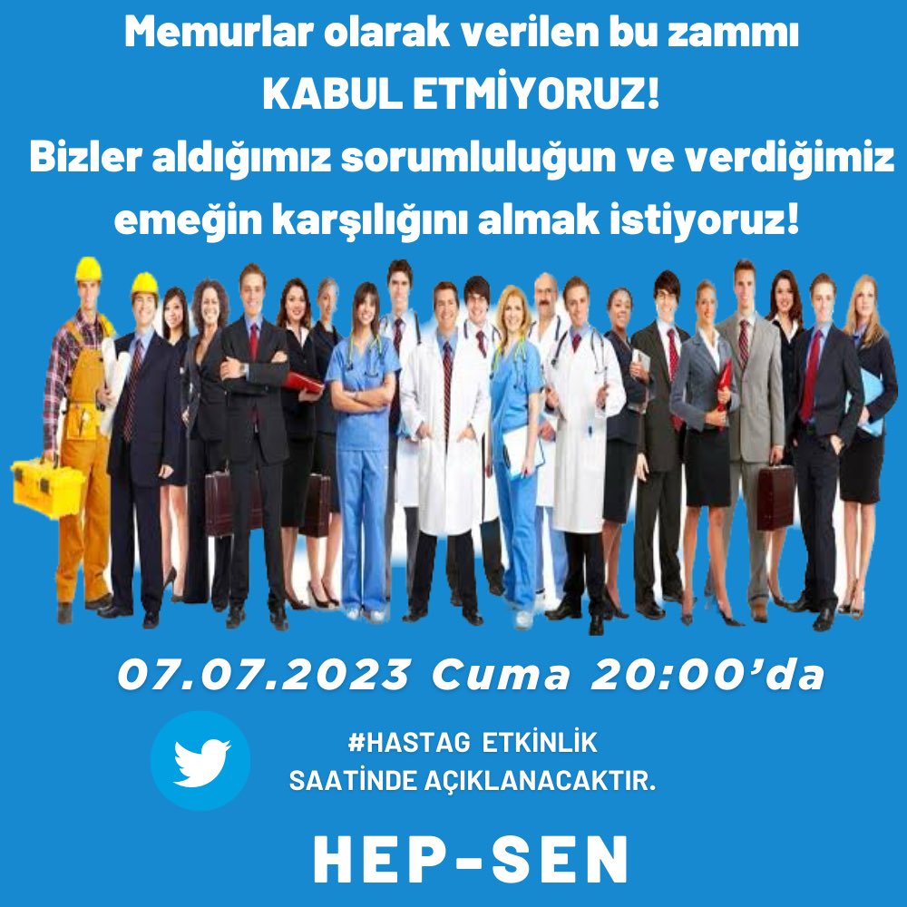 hepsen_2020's tweet photo. Memurlar olarak verilen bu zammı
KABUL ETMİYORUZ!
Bizler aldığımız sorumluluğun ve verdiğimiz emeğin karşılığını almak istiyoruz! 

📆 07/07/23 
⏰ 20:00 

Memur hakkını alana kadar ses olmaya devam edeceğiz!! 

#memur #Memurlara34binTL #kabuletmiyoruz #memuremeklisi #MemurOhCekmedi #MemurSadakaistemiyor