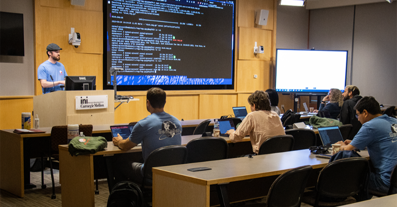 CyLab's tweet photo. Last week, @CarnegieMellon hosted educators from around the U.S. for its first-ever @picoCTF for NSA GenCyber Teachers’ Program.

The five-day camp offered teachers an opportunity to gain the knowledge and skills necessary to bring cybersecurity education to their classrooms.