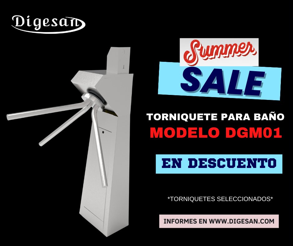 DigesanMx's tweet photo. ¡Este #verano hazlo tuyo 😎🌞 con la mejor protección que tenemos para ti, disfruta de este #SummerSale aquí 👉 https://t.co/YqvUn58qcW!
.
.
#veranodigesan #controldeacceso #fabricantesmexicanos #torniquetes https://t.co/99cYa9TkRs