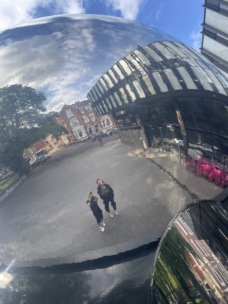 Obligatory sky mirror shot <a href="/NottmPlayhouse/">Nottingham Playhouse</a> Here for the <a href="/InspireYthArts/">Inspire Youth Arts</a> annual showcase event <a href="/NottsCC/">Nottinghamshire County Council</a> <a href="/NottsLibraries/">Inspire Nottinghamshire Libraries</a> <a href="/I_W_M/">Imperial War Museums</a> <a href="/ace_national/">Arts Council England</a> <a href="/ace_midlands/">ACE Midlands</a>
