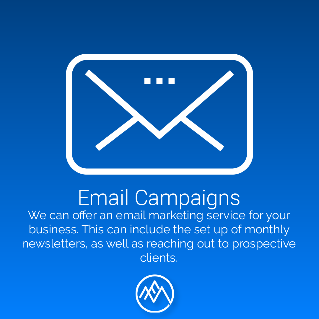 Fahey Media specialises in digital marketing across all platforms. We help clients to build their email subscribers with monthly newsletter content, and we also help our clients to reach out to prospective customers via email. 

#faheymedia #digitalmarketing #emailmarketing