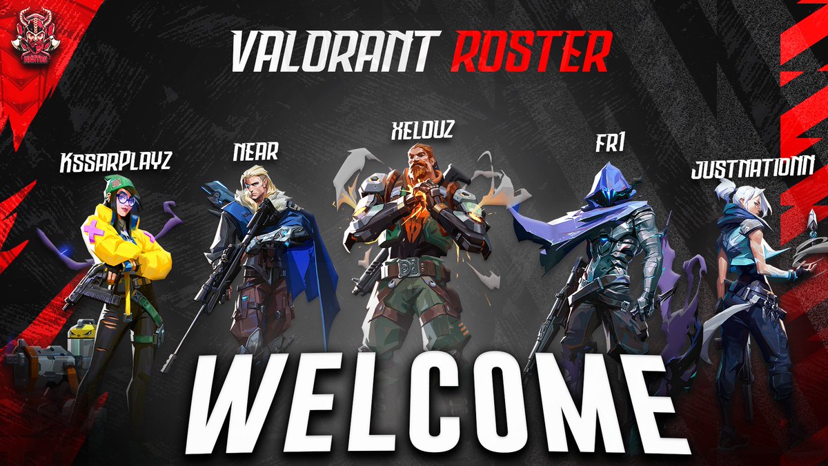 Kratos Esport (@kratosesportsa) on Twitter photo نقدم لكم فريقنا بلعبة فالورانت سائلين الله التوفيق والنجاح,
We present to you ,Our #Valorant Roster
<a href="/fr1VAL/">fr1</a>
<a href="/xelouz/">xelouz</a>
<a href="/JustnatioNN/">JustnatioNN</a>
<a href="/FahadNear/">Fahad. SF || Near</a>
<a href="/KssarPlayz/">KssarPlayz</a>
<a href="/ValocharleS/">charleS</a>🧠 نقدم لكم فريقنا بلعبة فالورانت سائلين الله التوفيق والنجاح,
We present to you ,Our #Valorant Roster
<a href="/fr1VAL/">fr1</a>
<a href="/xelouz/">xelouz</a>
<a href="/JustnatioNN/">JustnatioNN</a>
<a href="/FahadNear/">Fahad. SF || Near</a>
<a href="/KssarPlayz/">KssarPlayz</a>
<a href="/ValocharleS/">charleS</a>🧠
