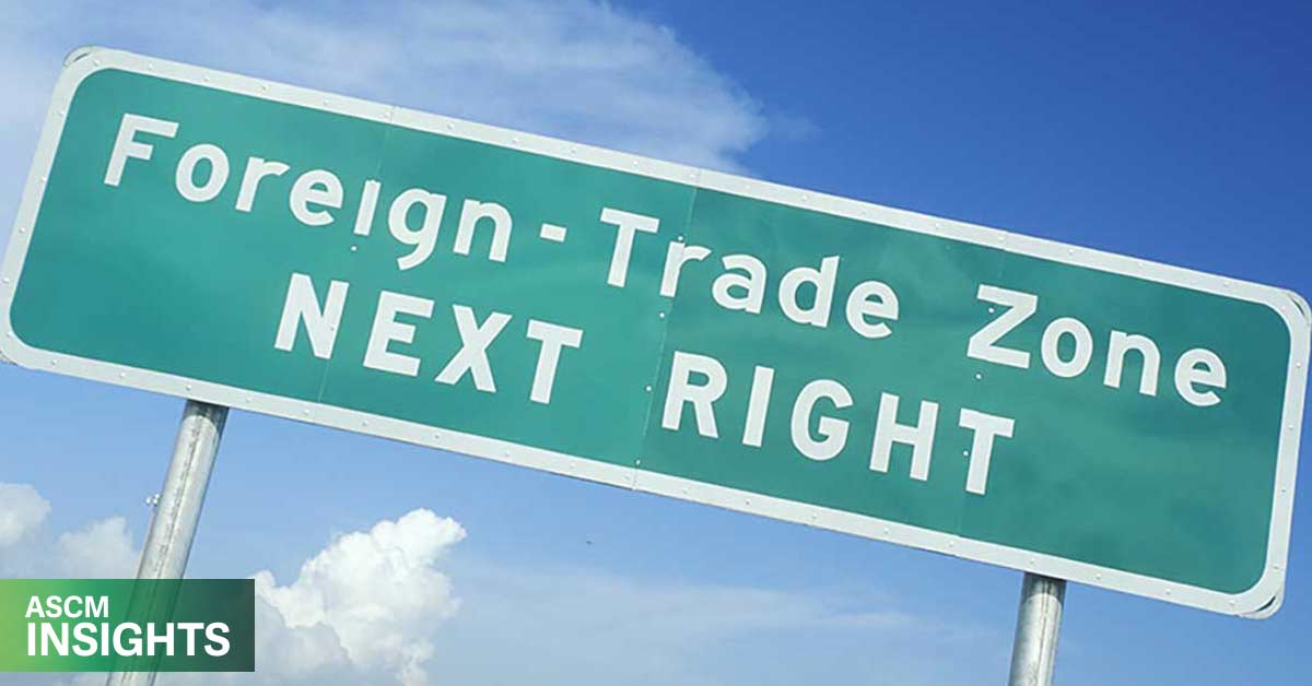 ascm_hq's tweet photo. Simple steps to help overcome Foreign Trade Zone complexity. ASCM Insights via @QAD_Community’s Brent Dawkins. https://t.co/4ObHF2ZCwk
#FTZ #ascminsights #ForeignTradeZone https://t.co/enzZ0kMY2j