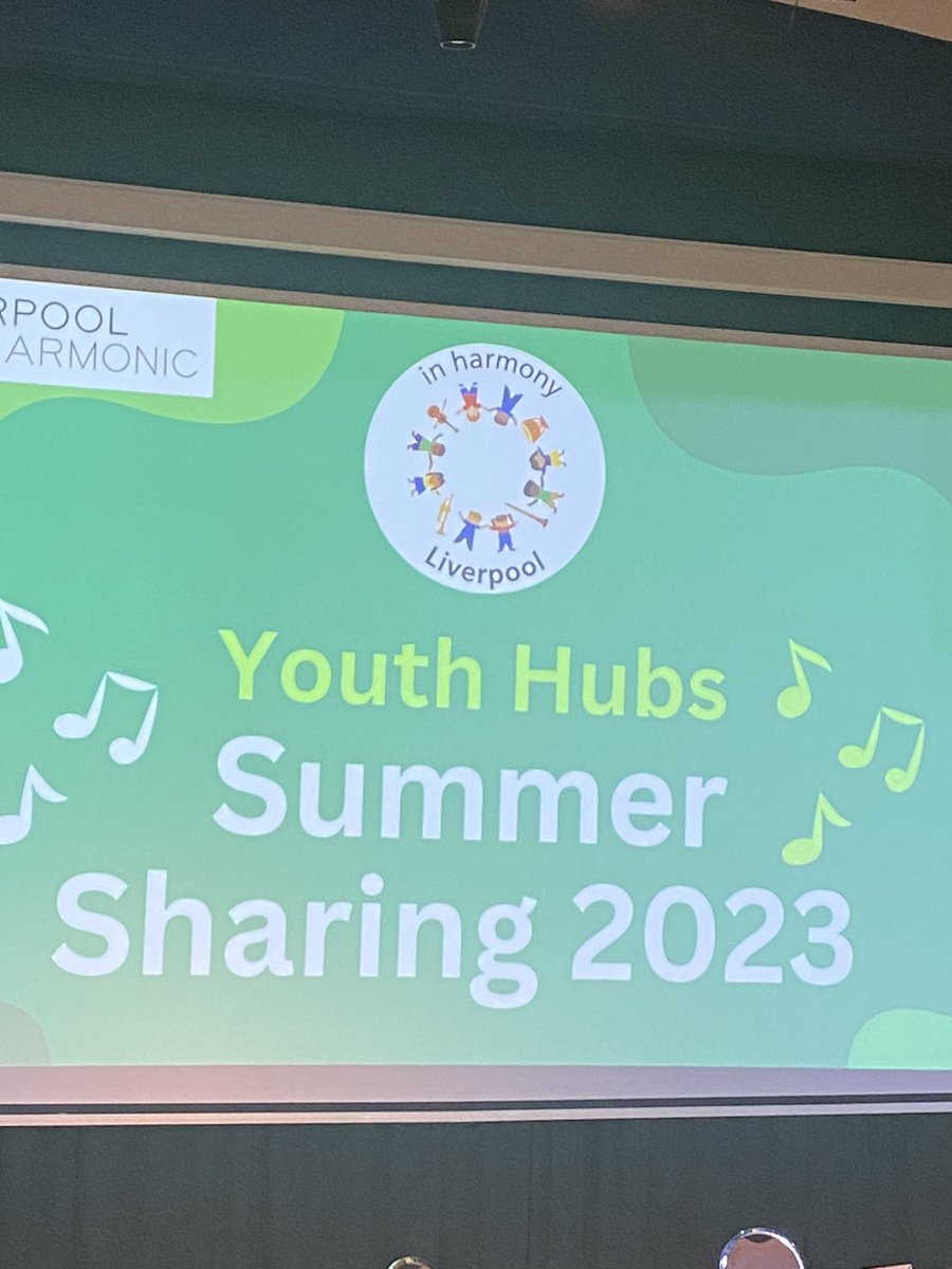 SCottrell31's tweet photo. Lovely to see our @NorthLivAcademy students playing at this evening’s @IHLiverpool Summer Sharing! Well done to all involved in both Everton and Anfield Youth Hubs 🎶🎼 https://t.co/N8xnjvmohE