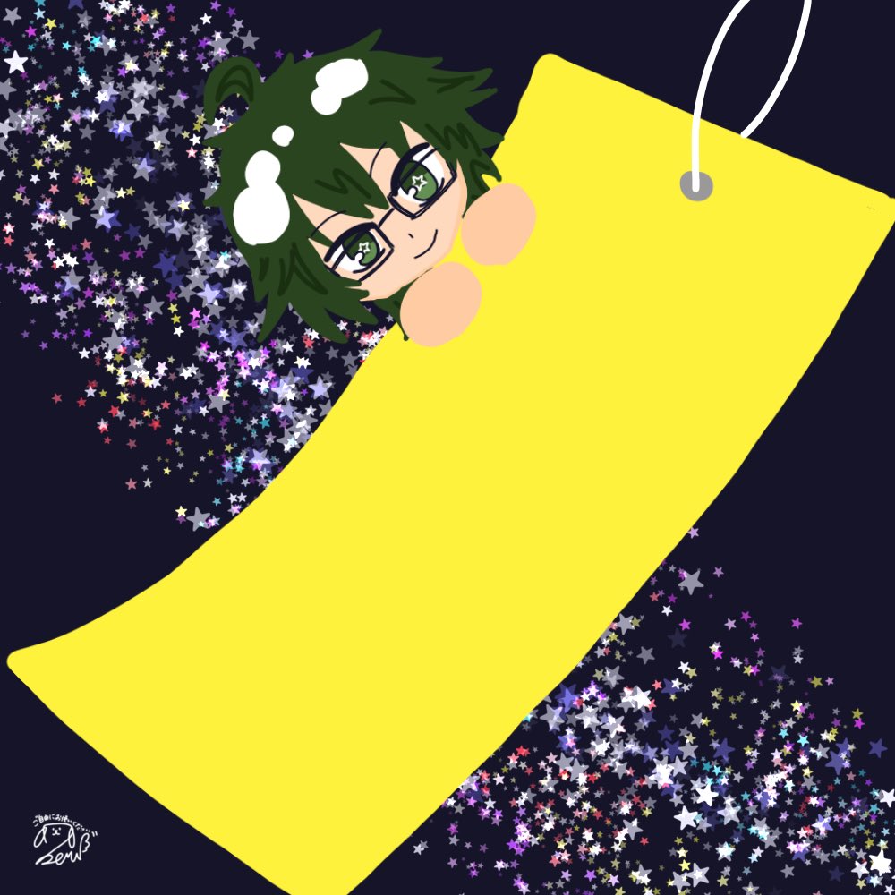 7beru_dly's tweet photo. ☆。.:＊・゜7月7日☆。.:＊・゜

いつも一生懸命なおんりーちゃんをこれからも応援したいです!!!!

オリジナル短冊ご自由にお使いください✨
皆で七夕を楽しみたくて作ってみました٩(*´︶`*)۶
使���際、一言いただけると喜びます´`*

 #ドズル社アート 
 #はよ見ろやあ
 #七夕 https://t.co/DFBgpvSv3Y