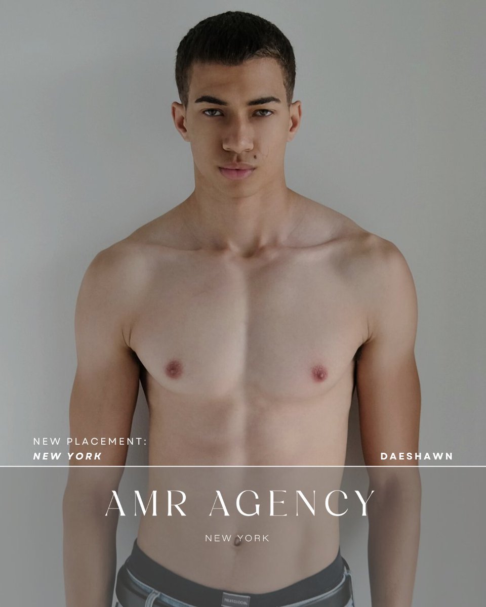 yaniimodels's tweet photo. DAESHAWN now placed w/ @AMRagencyNYC in New York!

- Daeshawn

#yaniimodels #daeshawnmontgomery #placement #amragency https://t.co/ryQvshR1dm