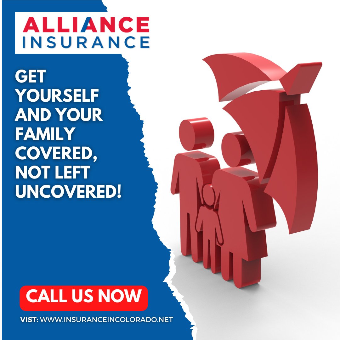 AllianceInsurCO's tweet photo. Get yourself and your family covered, not left uncovered! 

Reach out to us today!
Visit: https://t.co/26GtB1TDMI

#getcovered #protectyourfamily #lifestwistandturns #wealthprotection #thinkfuture #lifeinsurance #insurance #autoinsurance #bundle #savemoney https://t.co/hLt0TGrovv